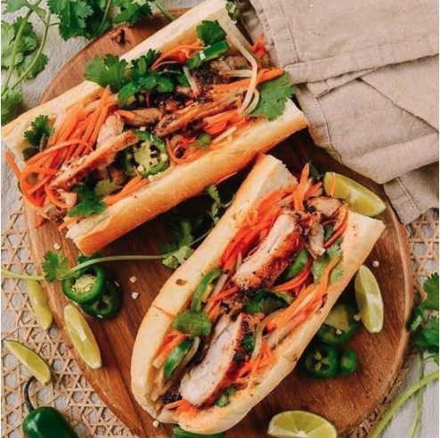 Vietnamese Banh Mi sandwich